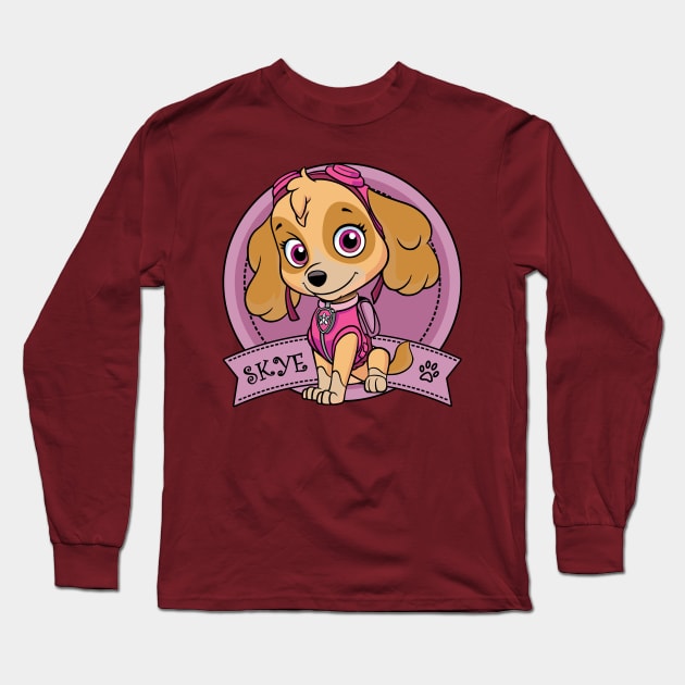 Skye - Paw Patrol Long Sleeve T-Shirt by Click